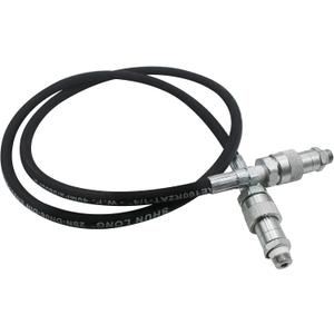 Pro Hydraulic Hose - 1/4" x 78" Air Hose, 3/8" NPT Fitting, 10000 PSI
