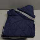 Dog Winter Coat Warm Padded Puppy Jacket Windproof Water Resistant Clothes for Small Medium Large Pets Christmas Sweater Outfit Vest (Dark Blue, 2XL)