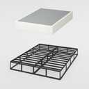 10 Inch Full Box Spring and Fabric Cover Set, High Profile Metal Full Size Box Spring, Heavy Duty, Easy Assembly, Noise Free