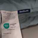 Bedsure Comforter Duvet Insert - Quilted Comforters Queen Size, All Season Duvet, GentleSoft Down Alternative Bedding, with 8 Tabs, Gifts for Women/Men, Light Spa Blue, Queen 88 x 88 Inches