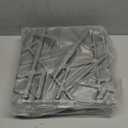 33 Pack 3D Wall Panels for Interior Wall Decor, 12''x12'' Brushed Silver Accent Textured Wall Panels, Wall Covering Panles for Living Room, Gaming Room, TV Background, Cover 32 Sq.Ft