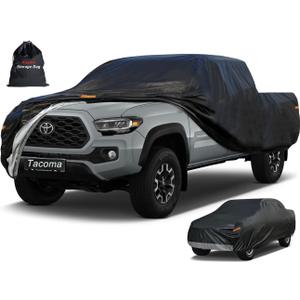 Kayme 7 Layers Truck Cover Fit Toyota Tacoma (2016-2025) Access Cab/Double Cab, Waterproof All Weather, Heavy Duty Outdoor Pickup Truck Cover Sun UV Rain Protection.
