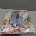 Wild One Birthday Decorations for Girls, 114 Pcs Safari Jungle Theme First Birthday Party Supplies with Backdrop, Tablecloth, Balloon Arch Kit, Photo Banner, One High Chair Banner and Cake Toppers (Pink)