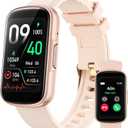 Parsonver Fitness Tracker with Step Counter/Calories/Stopwatch, Health Activity Tracker with Heart Rate Sleep Monitor, IP68 Waterproof Smart Watch 110+ Sport Modes Pedometer Watch for Women, Rose Gold