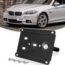 License Plate Holder Front License Plate Bracket No Drill Tow Hook Mount Anti-Theft License Plate Frame Compatible with BMW M2 2016-2022, BMW M5 2017-2023