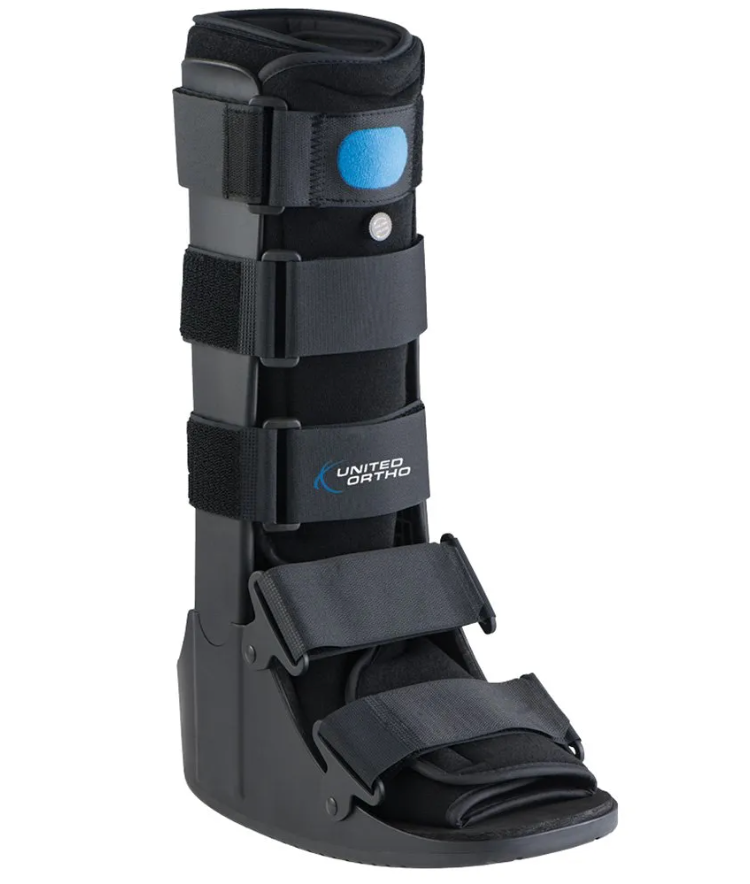United Ortho Air Cam Walker Fracture Boot, Small, Black