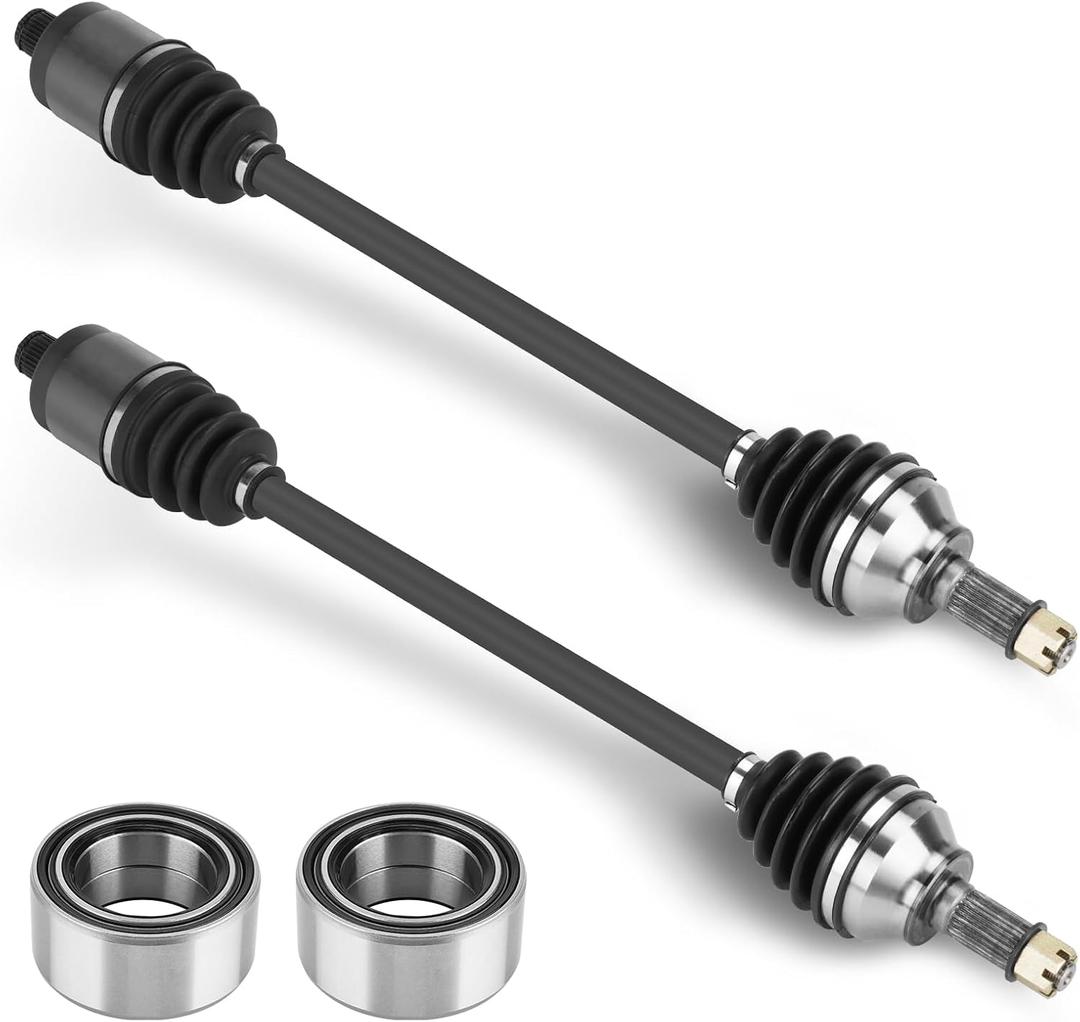 Rear CV Axle Shaft & Wheel Bearings Set for Polaris RZR XP 1000 / XP 4 1000 EPS 2016-2020, RZR XP Turbo/XP 4 Turbo 2016-2019, 2 CV Axle Drive Replace for 1333439