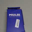 MIULEE Solid Color Sheer Curtains 84 Inches Long 2 Panels Set - Elegant Lightweight Grommet Light Filtering Window Voile Panels/Drapes/Treatment for Bedroom Living Room W42 x L84 Inch, Cream