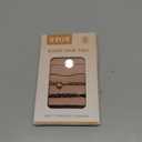 6 PCS Hair Bracelets for Women, Letter Boho Hair Ties for Thick & Thin Hair, Gold Initial Bracelet Sets, Dual-Use Stretch Bracelets, Braided Hair Ties for Ponytail Holders