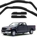4PCS in Channel Rain Guards for 2004-2014 Ford F150 Extended Super Cab, Durable Side Window Deflectors,Vent Window Visors Shade Shield, 2005 2006 2007 2008 2009 2010 2011 2012 2013