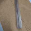 Frameless Shower Door Bottom Seal Shower Sweep with Drip Rail for 1/4" Glass,36" Long, Vinyl, Clear