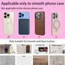 Silicone Suction Cup Phone Case Mount Double Sided, Phone Accessories Hands-Free Strong Grip Holder for Selfies and Videos