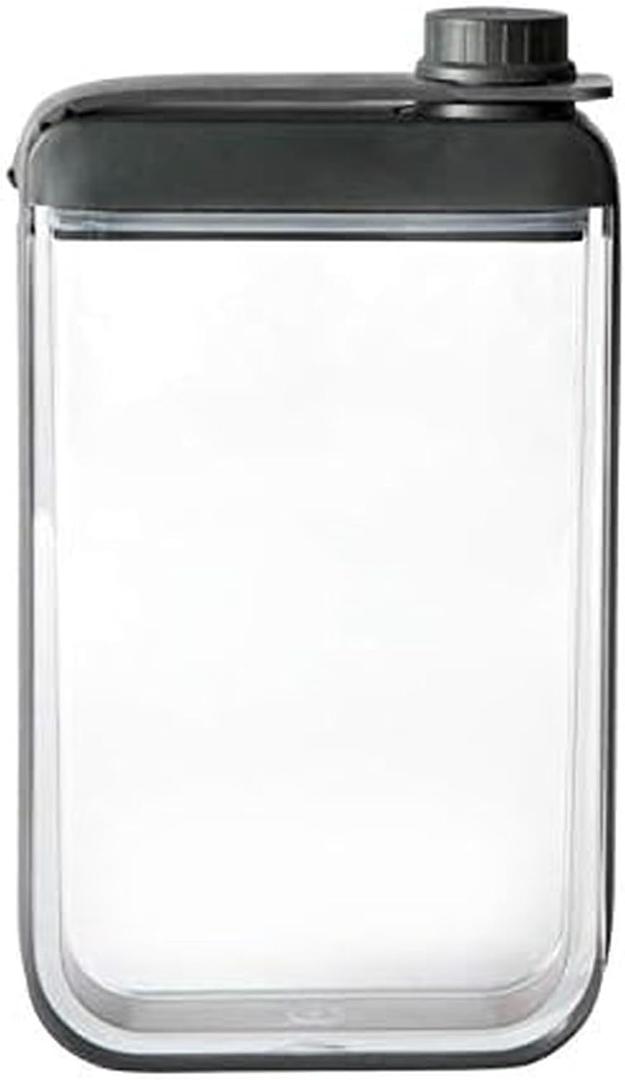 Rabbit Leak-Free Discreet Flask, Compact and Portable, Black Stainless Steel, 3.25" x 1.2" x 6" Dimensions, Perfect for Travel and Outdoor Use