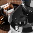 Lonkion Burr Coffee Grinder Electric - Adjustable Burr Grinder with 28 Precise Grind Settings for 12 Cups - Coffee Grinders for Home Use - Professional Coffee Bean Grinder - Stainless Steel