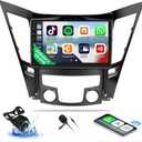 2G+64G for Hyundai Sonata 2010 2011 2012 2013 2014 2015 Radio Android 13 Car Stereo Wireless CarPlay Android Auto Mirror Link GPS 9 HD Touchscreen Bluetooth FM/RDS,WiFi Rear Camera Mic Camera&Mic