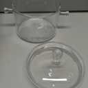 Clear Glass Simmer Pot for Stove Potpourri Cooking Saucepan with Cover Cookware Set Heat-Resistant Stovetop Pot And Pan with Lid, Soup, Milk, Baby Food,Fruit and Spices 1.5L/ 50 FL OZ (1.6 Quarts)