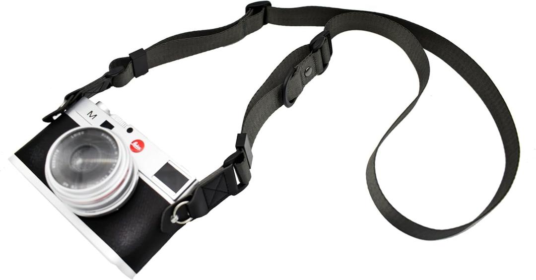 Camera Strap, Quick Release Adjustable Camera Neck Shoulder Sling Strap for SLR DSLR Camera (Black)