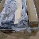 Feonase Queen Size Lift Up Storage Bed Frame, Velvet Upholstered Platform Bed Frame with Wingback Headboard, Hydraulic Storage, No Box Spring Needed, White