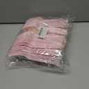 CENLBJ 150 Pcs Pink Paper Plates and Napkins and Forks,50 Guest Disposable Party Supplies Include Plates Napkins Plastic Forks for Baby Shower,Birthday,Bridal,Wedding