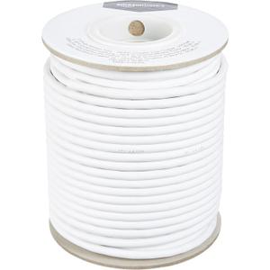 Amazon Basics 12- Gauge Speaker Wire Cable, 99.9% Oxygen -Free Copper, 200-Foot, White