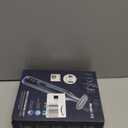 FOKE Back Shaver for Men, Ultra-Wide 1.8" T-Shaped Head, Travel Case, LED 4 in 1 Mens Back Shaver Rechargeable with Long Handle, Safety Lock, IPX7, Multi-Functional Back Trimmer for Men, (Deep Black)