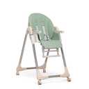 Green Convertible High Chair on Wheels with Removable Tray, Height and Angle Adjustment for Baby And Toddler 