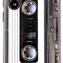 Case for Galaxy S22 Ultra Shockproof Scratchproof with TPU Soft Bumper Retro Cassette Tape Case Compatible with Samsung Galaxy S22 Ultra