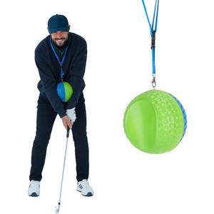 Golf Training Aid Ball, Golf Training Ball Between arms Optimize Impact Accuracy and Swing, Fix Slicing, Scooping & Chicken Wing, Make Training efficient Golf Swing Trainer (Medium)