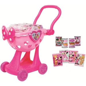 Minnie Happy Helpers Bowtique Shopping Cart Pink, 9.8 X 13.8 X 13.5 Inches