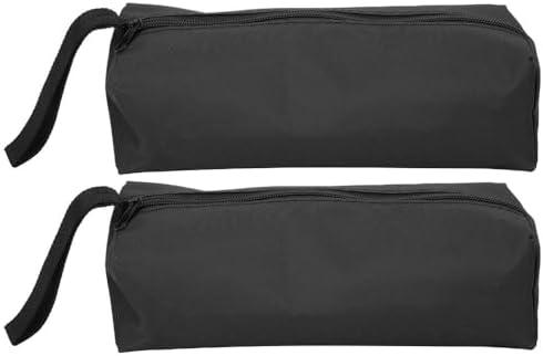 Chiffonade 2PCS Water proof Tool Pouch - Durable 600D Oxford Cloth Multipurpose Organizer Bag for Electrician Tools, Screwdrivers & Pliers(Black)