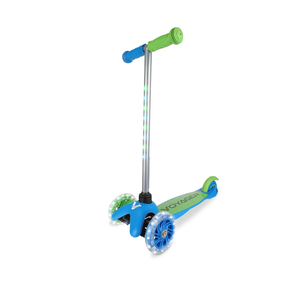 Scooter for Kids Ages 3-5 - Light Up Wheels, Extra Wide Deck, Foot Activated Break, Self Balancing Kids Toys for Boys & Girls