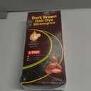 KAISASA Dark Brown Hair Dye Shampoo 3 in 1Argan Herbal Hair Color Shampoo Covers Gray Hair for Women and Men (16.9 fl.oz Dark Brown)