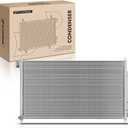 A-Premium Air Conditioning A/C Condenser Compatible with Honda Civic 2012-2015 & Acura ILX 2017-2020