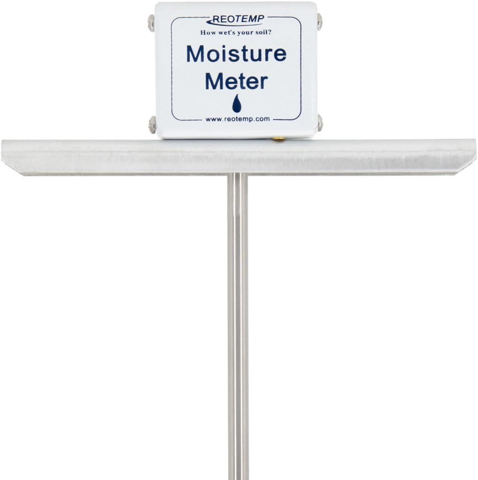 REOTEMP 36 Inch Garden and Compost Moisture Meter, Garden Tool Ideal for Soil, Plant, Farm and Lawn Moisture Testing
