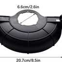 Universal Trimmer Support Wheel Attachment, Height-Adjustable Auxiliary Wheels for Weed-Eater, Replacement String Trimmer Wheel for Garden & Landscape Weeding
