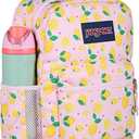 JanSport 26L Cross Town Plus Backpack, Lemonade Stand Pink Ice/Yellow/Green, One Size
