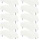 10 Pack Ivory Tablecloths for 8ft Rectangle Tables 60 x 126 Inch - Polyester Table Cover Stain and Wrinkle Resistant Washable Fabric Table Clothes for Wedding Party Banquet Reception Restaurant