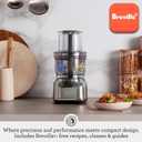 Breville BFP638 Paradice 9 Processor and Dicer, Brushed Stainless Steel
Chop, slice, shred and dice ingredients into precise, uniform pieces with this compact food preparation kit | 9 cup capacity