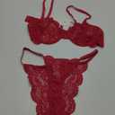 Avidlove Women Bra and Panty Sets with Underwire Floral Lace Lingerie Set S