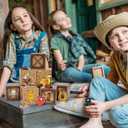 Cinrobiye 52 Pcs Western Centerpieces for TablesRodeo Cowboy Party Decorations Wild West Village Barn Country Party Hay Bales Boxes Goodie Boxes Gift Decor for Fall Harvest Baby Shower Party Supplies