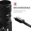 NEBO Transcend Rechargeable Headlamp | 1000 Lumens, 5 Light Modes, Detachable Magnetic Work Light, Water Resistant, Bright LED Headlight for Hiking & Camping, Includes USB Charging Cable