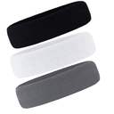 3 Pack Men & Women Sweatband Headband Terry Cloth Moisture Wicking for Sports Tennis Gym Work Out