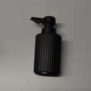 Automatic Soap Dispenser Foaming Touchless: 9oz Black Plastic - Rechargeable Electric Smart Auto Foam Soap Dispenser - Hand Dish Bathroom Kitchen