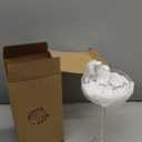 Crystal Cocktail Coupe Glasses, Long Stem, Hand Blown, 8 oz, Set of 4, Clear