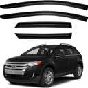 Window Visors Rain Guards for 2007-2014 Ford Edge, Out-Channel Window Vent Wind Deflectors Visors Shades for 2007-2015 Lincoln MKX