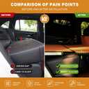 SUV Sleeping Foldable Foam Mattress with Adjustable Leveling Bracket Set