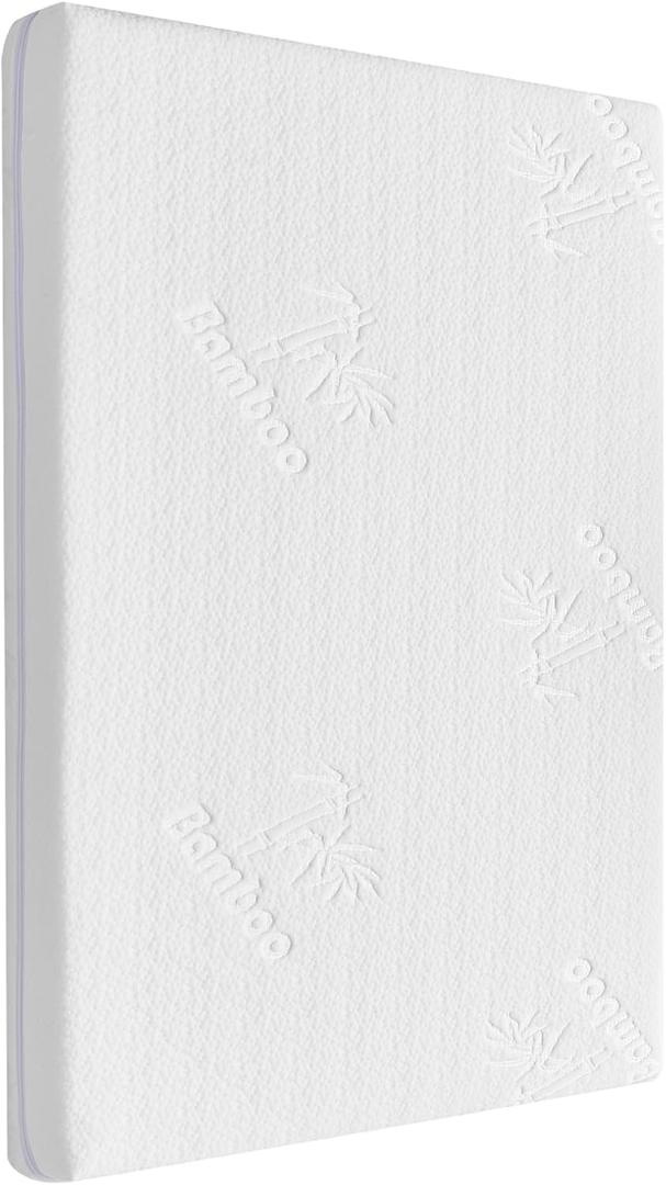 41x29 pack n play mattress for 4moms: 1.5" Thick Bamboo Cover,Gel Memory Foam pack and play mattress pad for 4moms Breeze Plus Portable & 4moms Breeze GO Portable &Travel playpen - All-Season Design