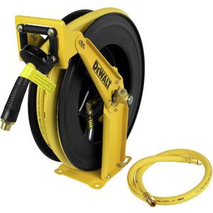DeWalt DXCM024-0344 Double Arm Hose Reel with 1/2 x 50 Premium Rubber Hose