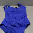 Tempt Me Women Ruched Slimming One Piece Swimsuits Tummy Control Vintage Bathing Suits, Large