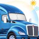 Semi-Truck Sun Shade for Windshield and Side Windows | 300T Sunshade Maximum Coverage | Block Sun Heat Rays |Fits for Semi, Commercial & Big Rig Truck, RV (Side Velcro)